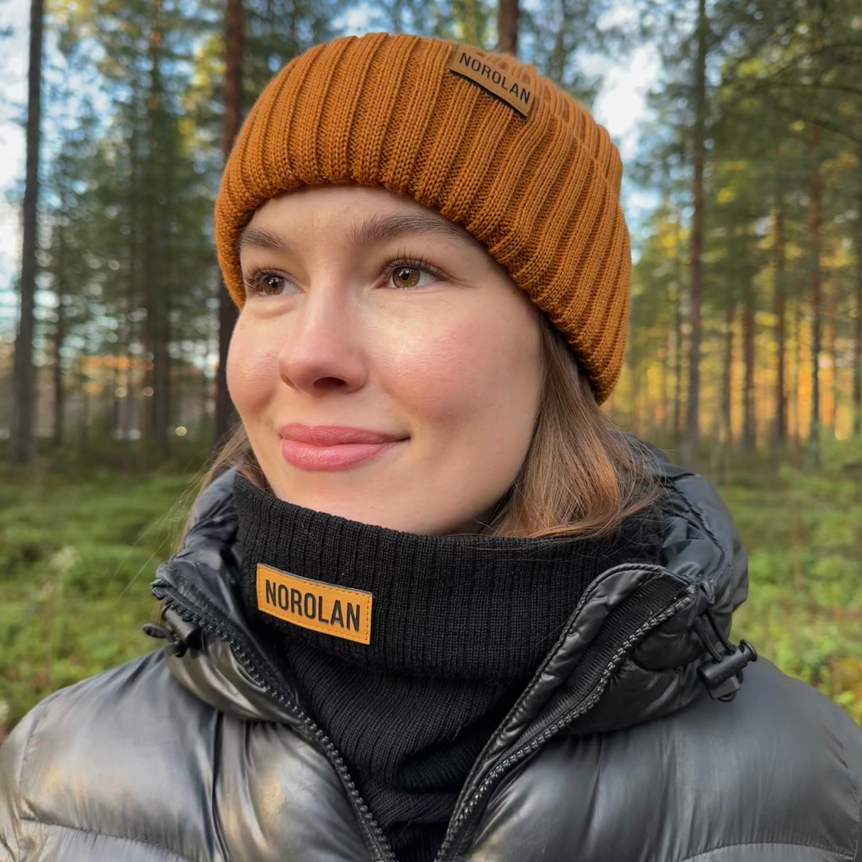 Norolan merinovillainen pilkkijän tuubihuivi