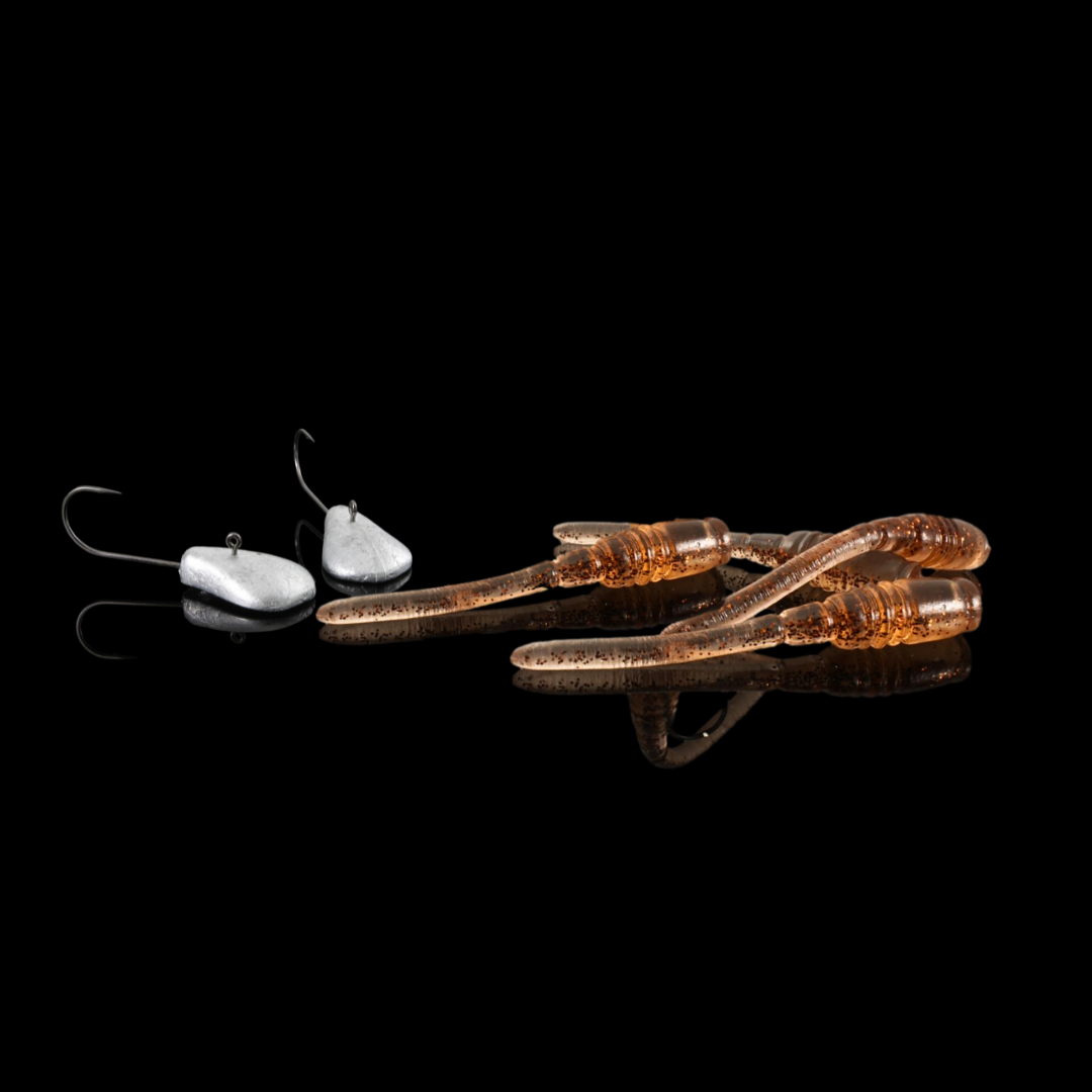 Norolan Bugster Ice Jig pilkkijigi (2 kpl uittava jigipää + 4 kpl jigejä)