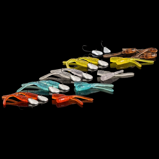 Norolan Bugster Ice Jig pilkkijigi (2 kpl uittava jigipää + 4 kpl jigejä)