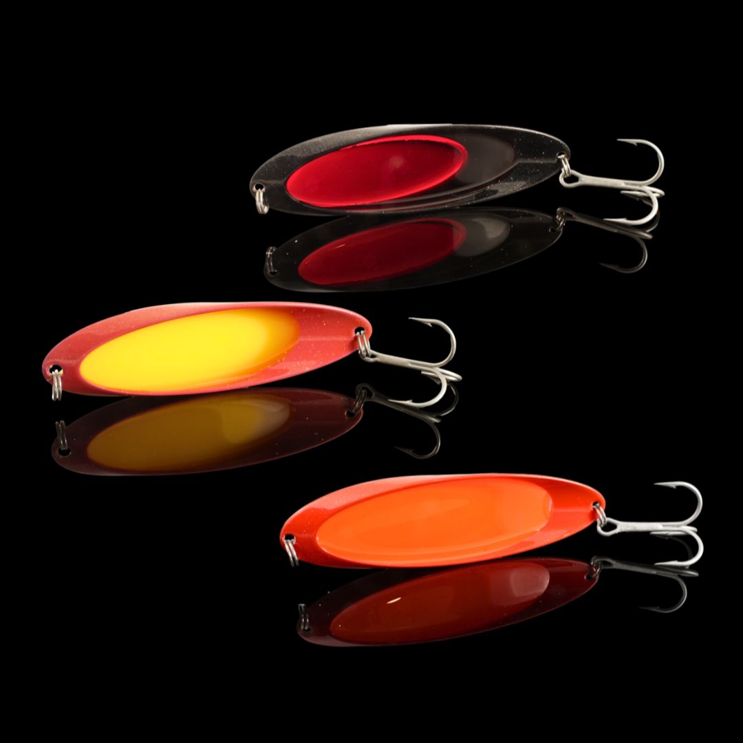 Norolan Light Spoon 8 cm kuha-, ahven- ja taimenviehe 3-pack
