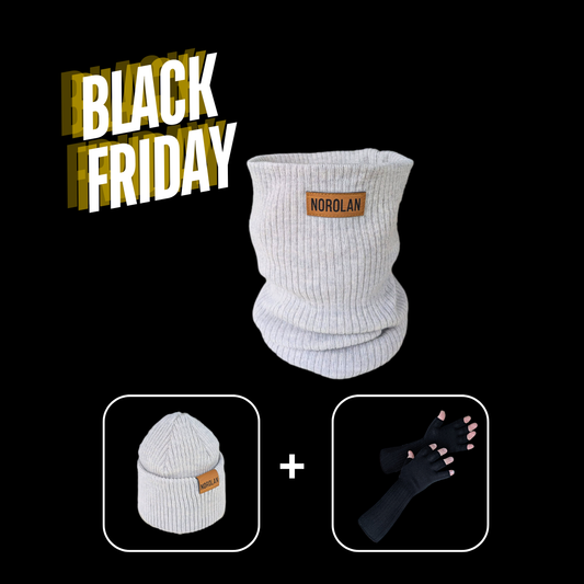 Norolan merinovillainen pilkkijän tuubihuivi