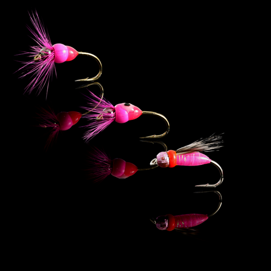 Rääpysjärven pinkit pilkkiperhot raudulle (3 kpl)